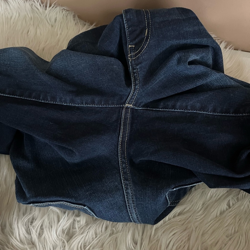 {Vervet} Skinny Jeans with Some Distressing and Raw Hem in Blue - Womens 28 - Picture 8 of 10